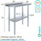 Amgood 18 in. x 36 in. Stainless Steel Work Table with 1.5 in. Backsplash WT-1836-BS-Z - alternate 3
